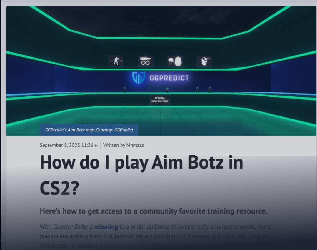 GGPredict Training Hub for CS2